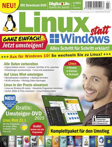Digital Life Schritt fr Schritt Linux statt Windows 03/2025
