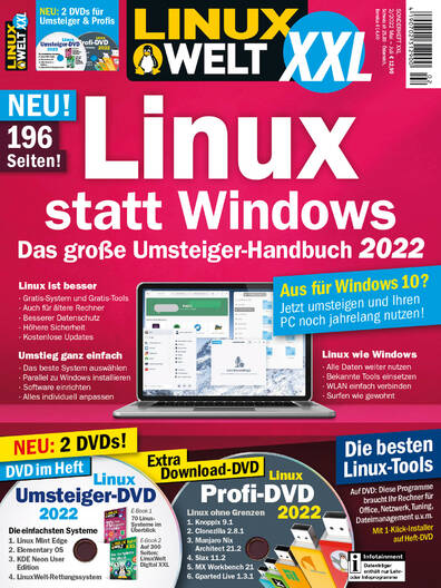 LinuxWelt XXL 02/2022 Linux statt Windows