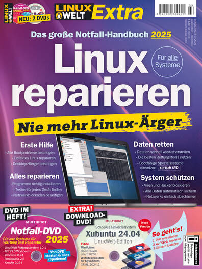 LinuxWelt Extra 03/2024 Linux reparieren