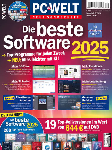 PC-WELT Sonderheft Die beste Software 02/2025