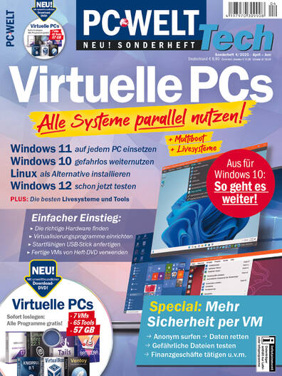 PC-WELT TECH Virtuelle PCs 04/2025